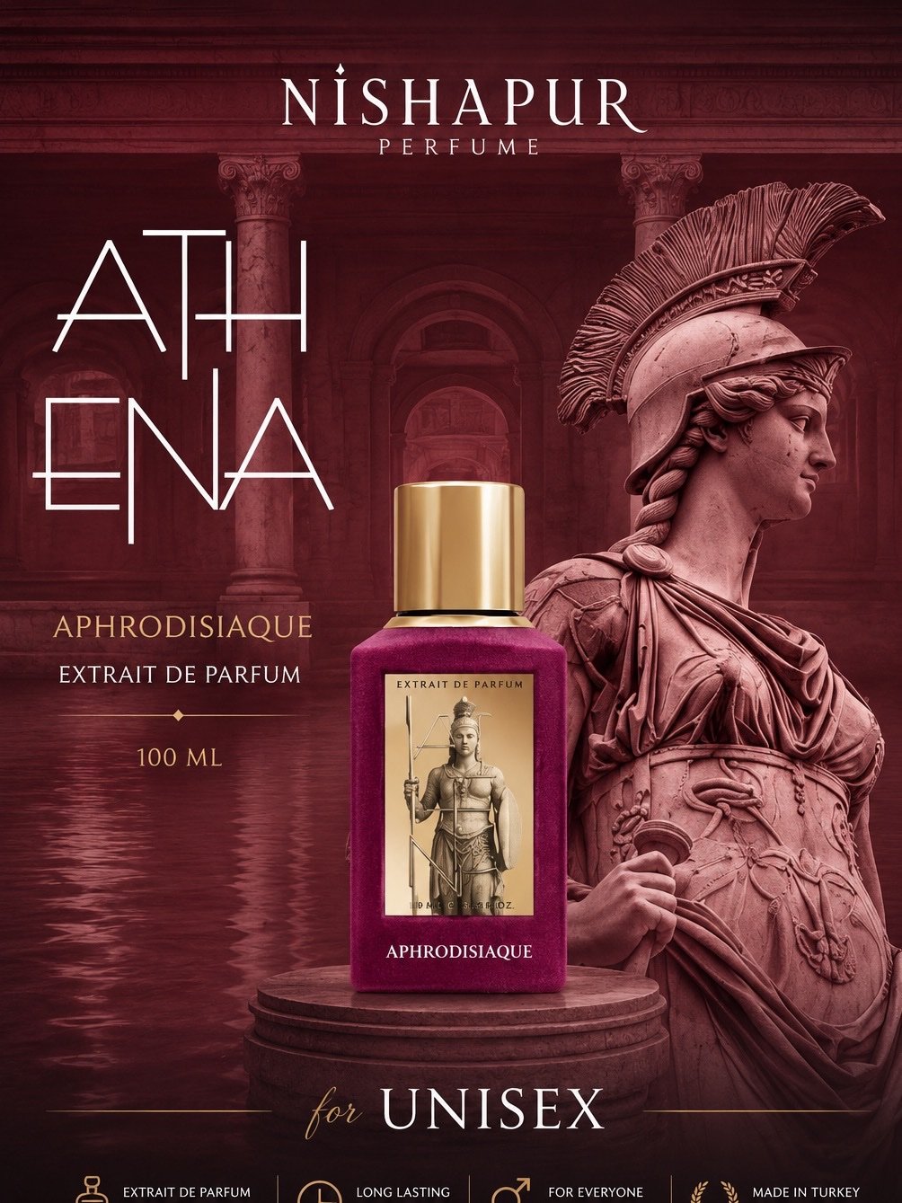 Nishapur Perfume Athena Aphrodisiaque Extrait de Parfum 100ml Unisex